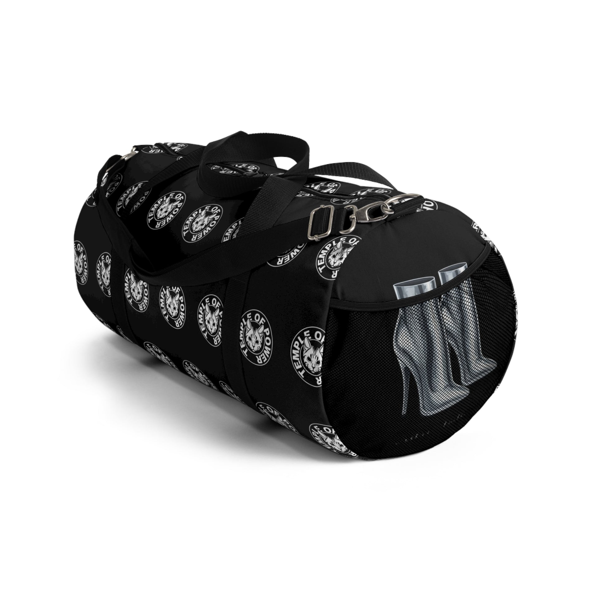 TOP BLACK Duffel Bag - Temple Of Power