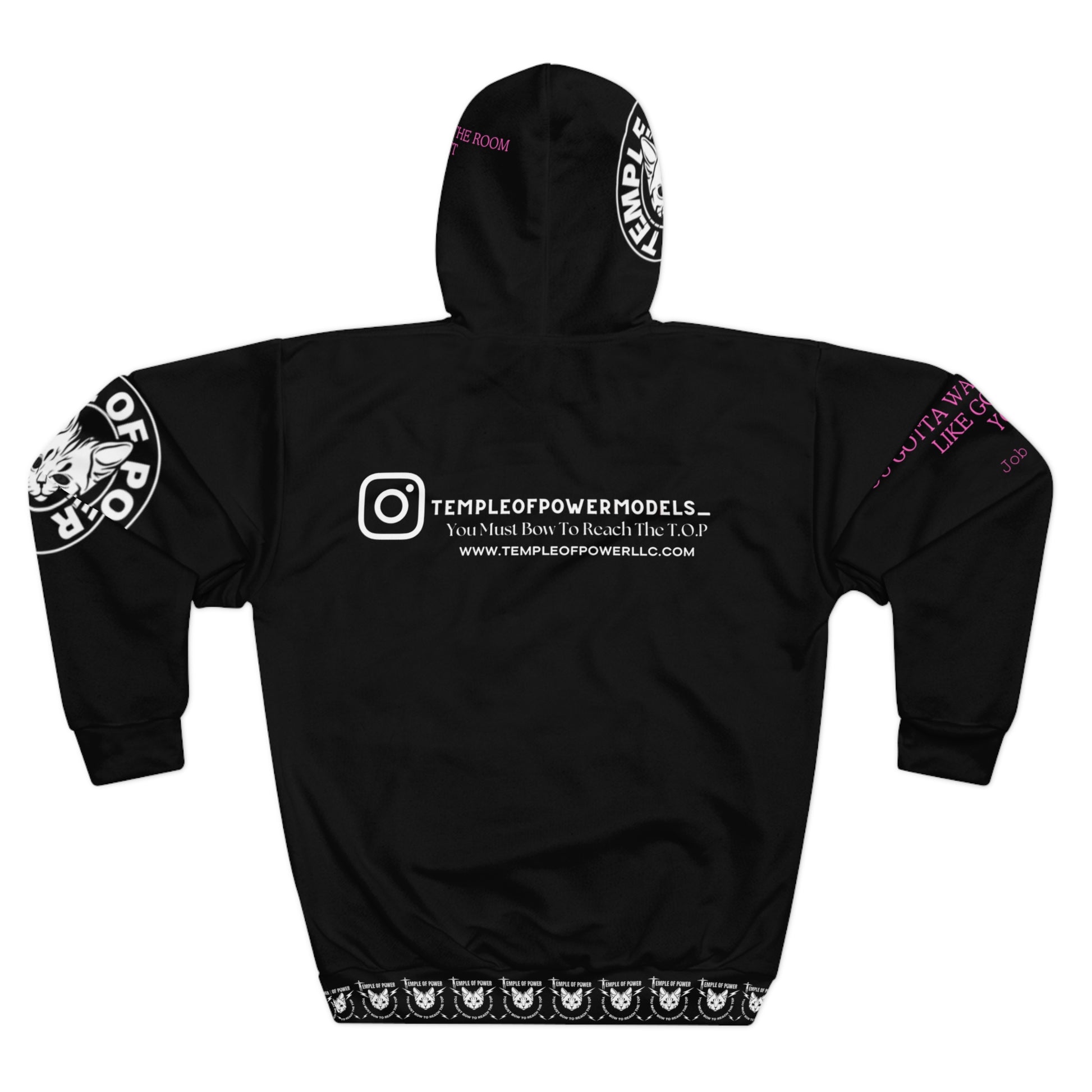Unisex Pullover Hoodie (AOP) - Temple Of Power