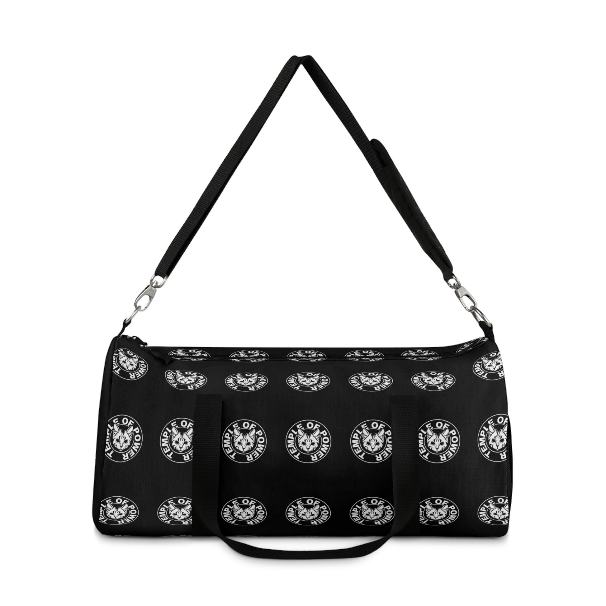 TOP BLACK Duffel Bag - Temple Of Power