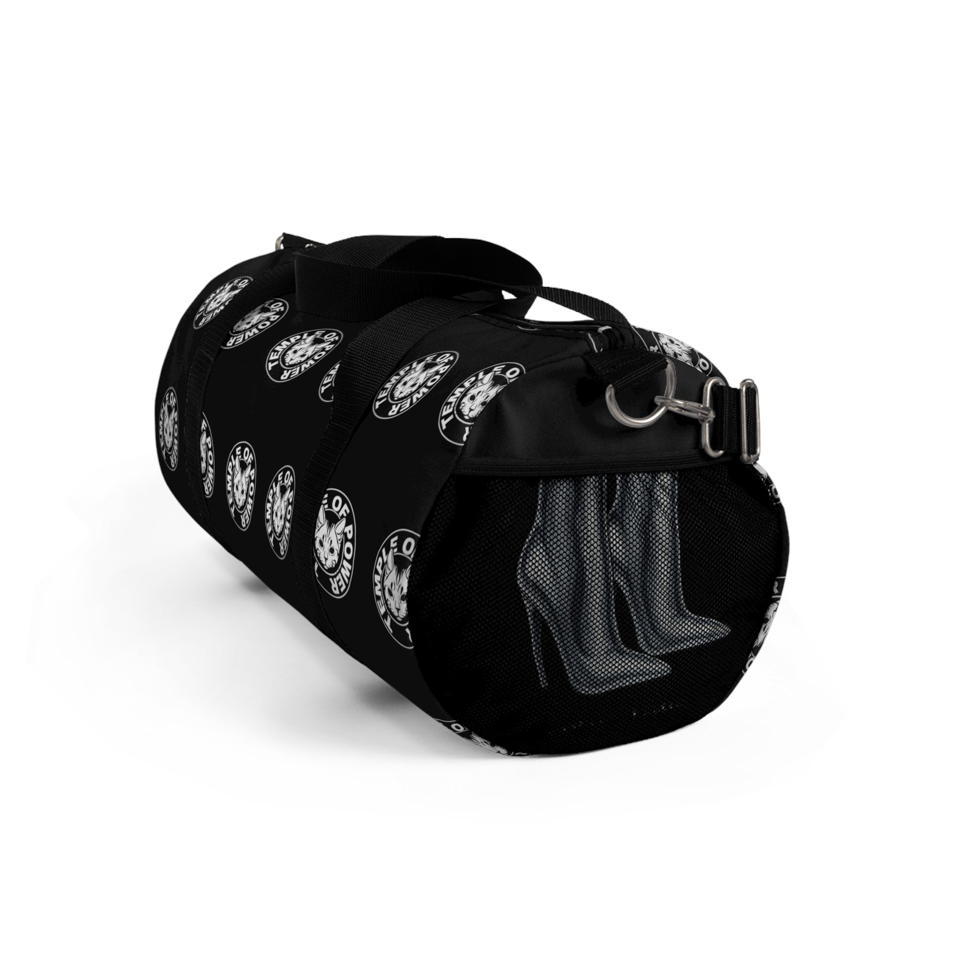 TOP BLACK Duffel Bag - Temple Of Power