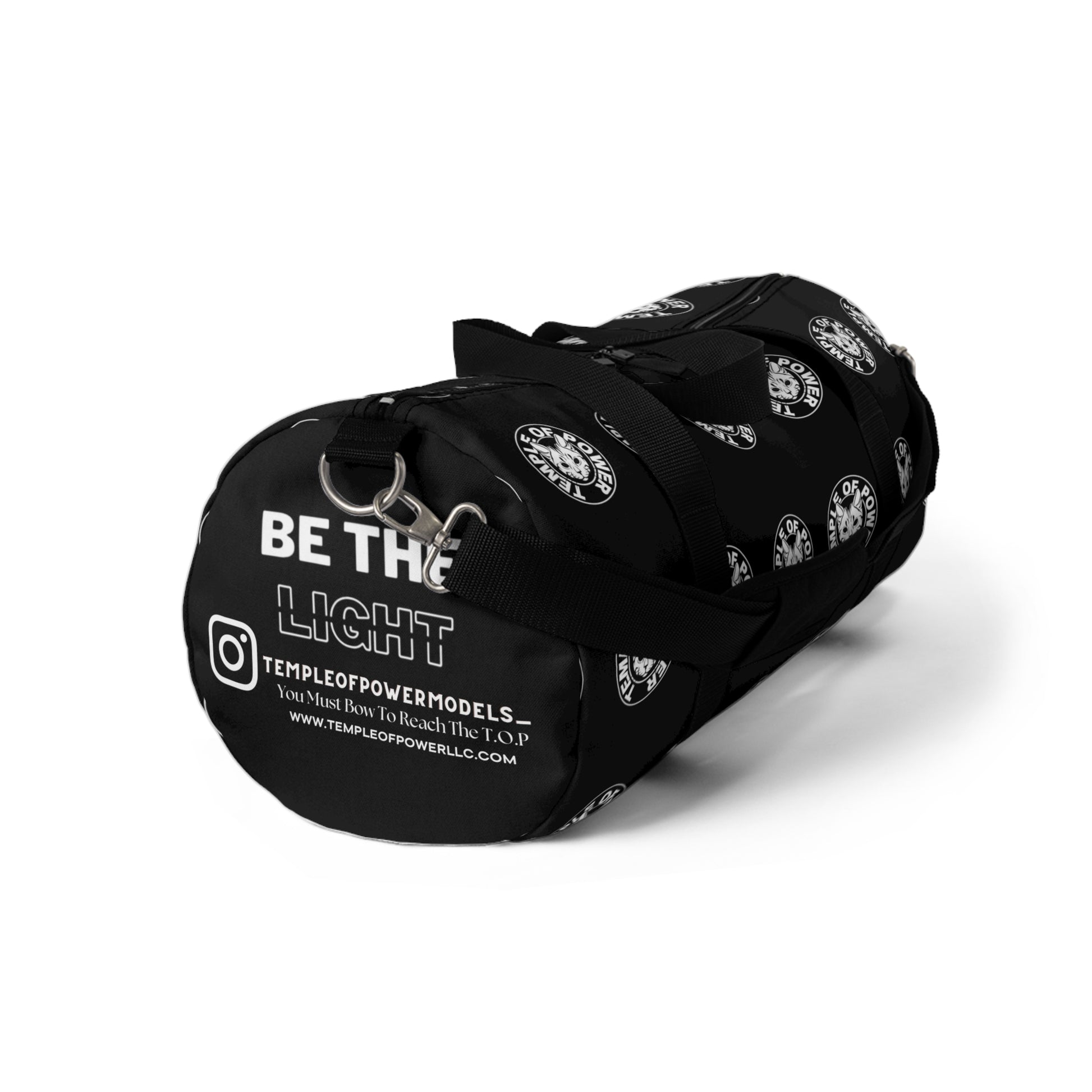 TOP BLACK Duffel Bag - Temple Of Power