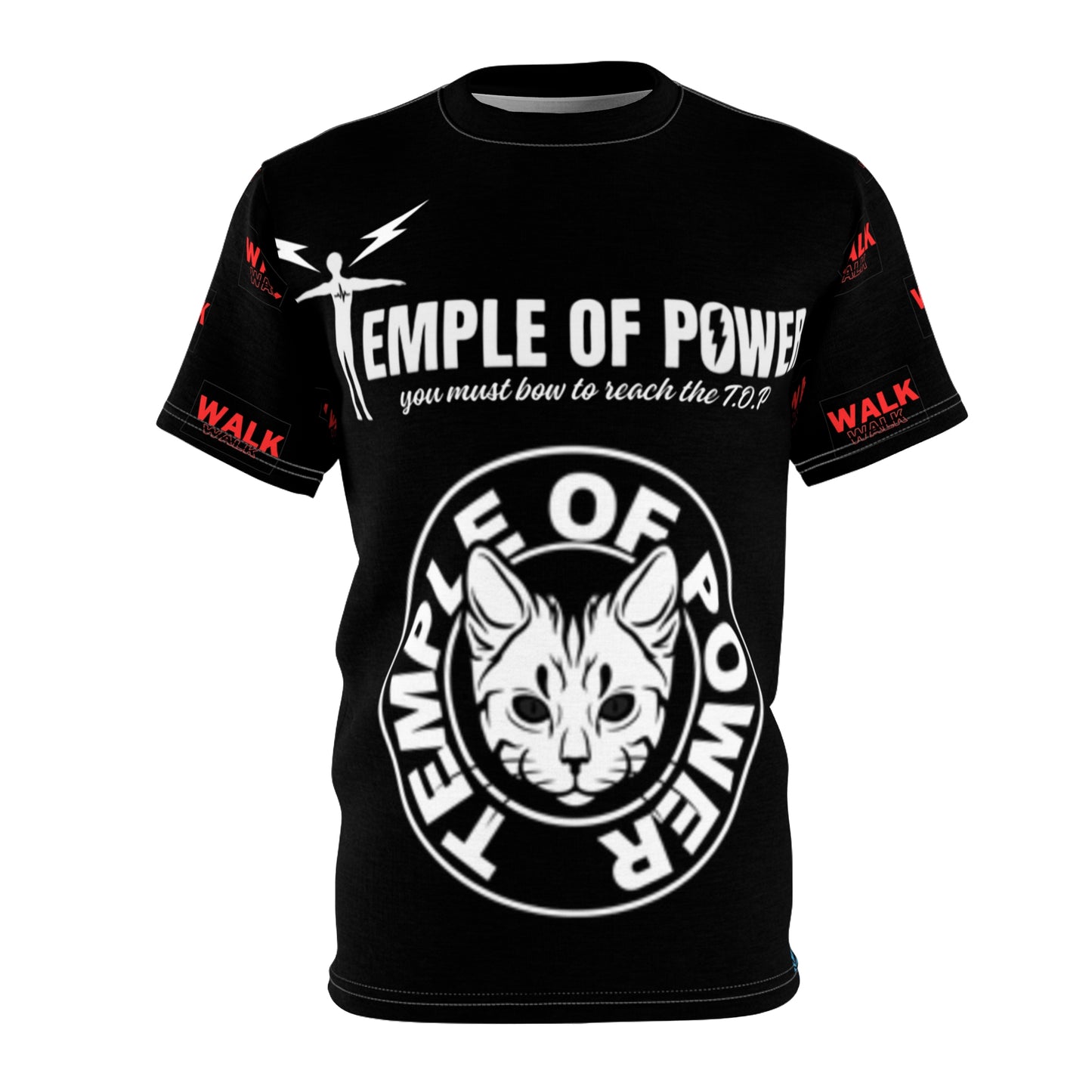 Red Walk Shirt Unisex Cut & Sew Tee - Temple Of Power