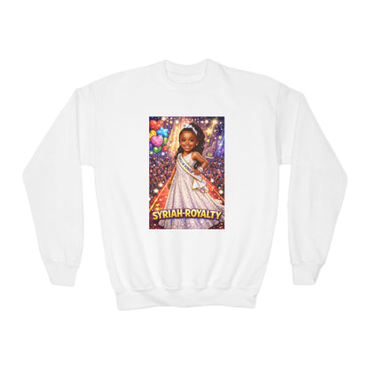 Youth Crewneck Sweatshirt – "Syrian Royalty" Pageant Princess Graphic