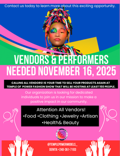 Vendor Table - Temple Of Power